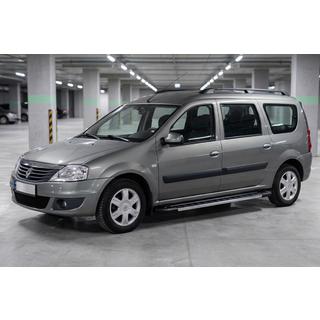 Praguri Laterale RedLine V1 (2 buc, Aluminiu) Dacia Logan MCV 2004-2014 foto 3