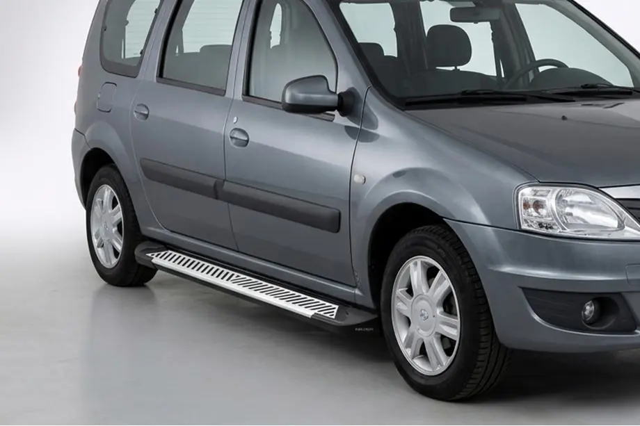 Dacia Logan MCV 2004-2014 Praguri Laterale Line (2 buc, Aluminiu) Image