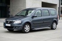 Dacia Logan MCV 2004-2014 Praguri Laterale Rainbow (2 buc, Aluminiu) foto 1