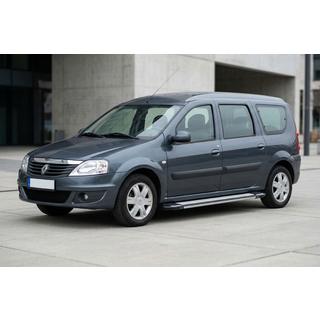 Praguri Laterale Rainbow (2 buc, Aluminiu) Dacia Logan MCV 2004-2014 foto 1