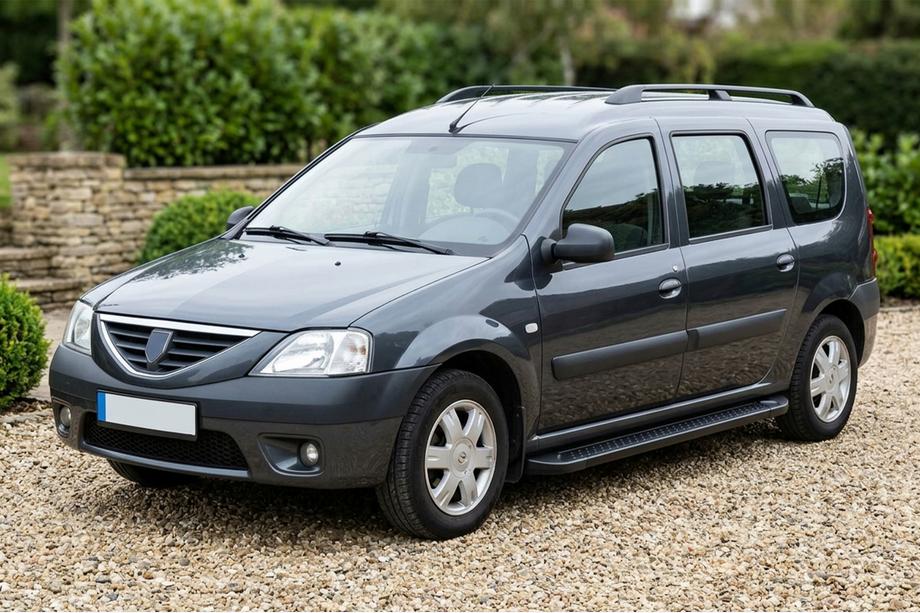 Renault Logan MCV 2005-2013 Praguri Laterale Allmond Black (2 buc, Aluminiu) Image