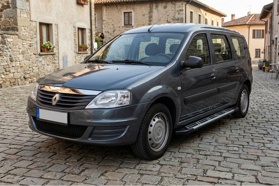 Renault Logan MCV 2005-2013 Praguri Laterale Sunrise (2 buc, Aluminiu) Image