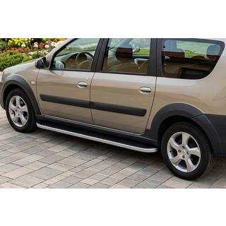 Praguri Laterale Tayga Grey (2 buc, Aluminiu) foto 3