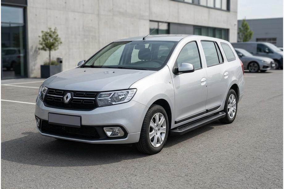 Dacia Logan MCV 2013-2020 Praguri Laterale Allmond Black (2 buc, Aluminiu) Image