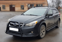 Subaru XV 2011-2017 Bullbar F1-71 Negru (Inox) foto 2