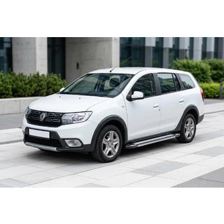 Praguri Laterale Rainbow (2 buc, Aluminiu) Dacia Logan MCV 2013-2020 foto 1