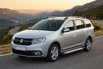 Dacia Logan MCV 2013-2020 Praguri Laterale X-5 Tip (2 buc, Aluminiu) foto 1