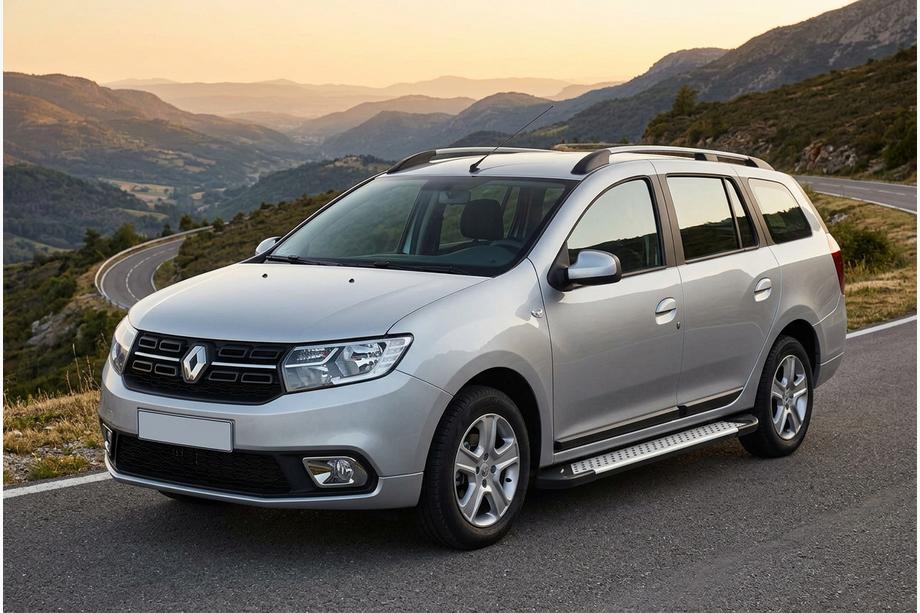 Dacia Logan MCV 2013-2020 Praguri Laterale X-5 Tip (2 buc, Aluminiu) Image