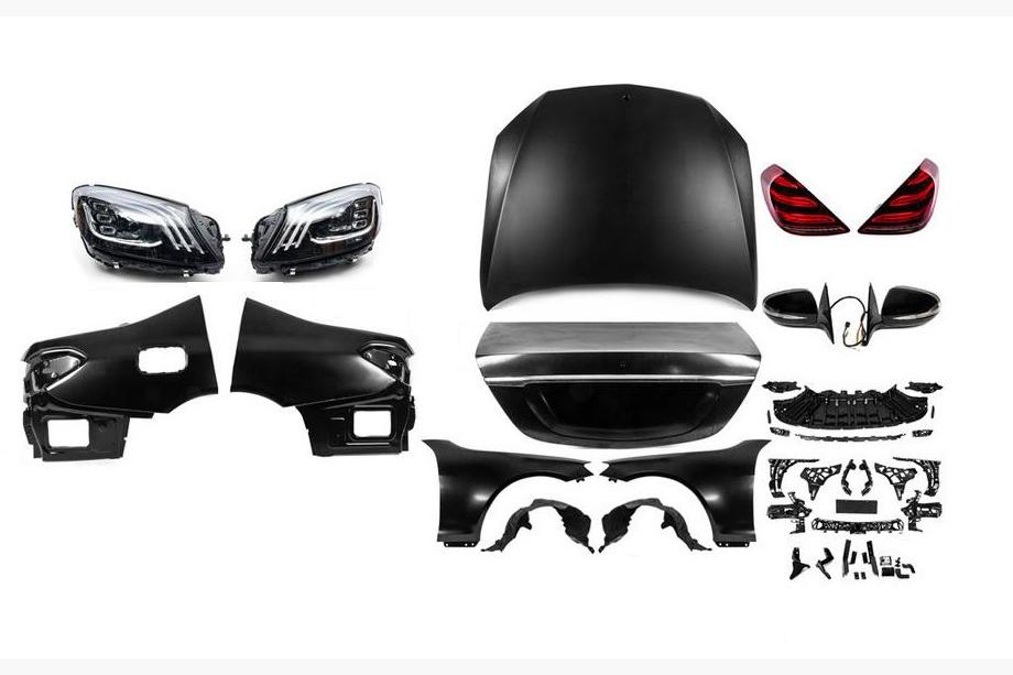 Mercedes S-class W221 2005-2013 Kit restyling catre W222 (fara bare) Image