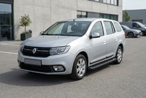 Renault Logan MCV 2013-2022 Praguri Laterale Allmond Black (2 buc, Aluminiu) foto 1