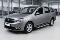 Renault Logan MCV 2013-2022 Praguri Laterale Sunrise (2 buc, Aluminiu) foto 1