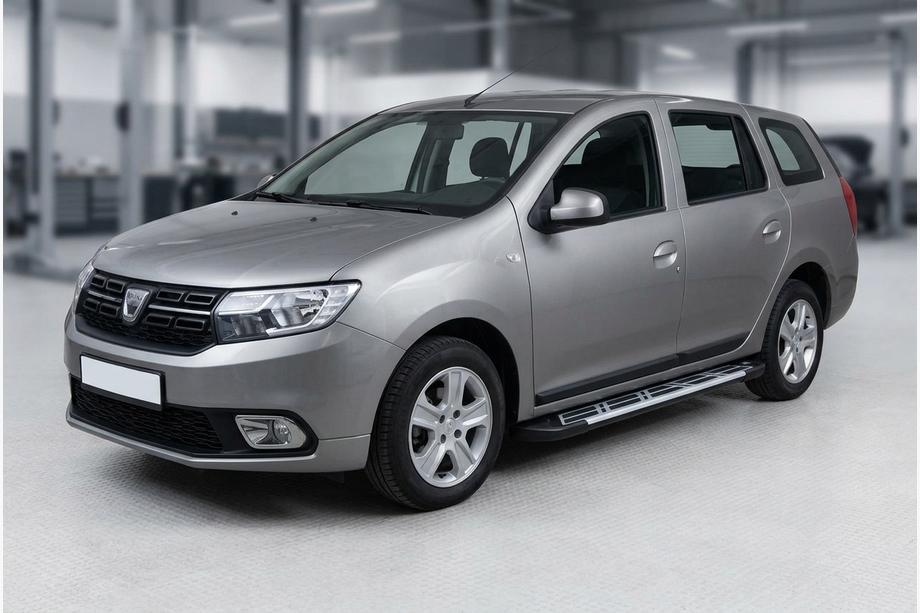 Renault Logan MCV 2013-2022 Praguri Laterale Sunrise (2 buc, Aluminiu) Image