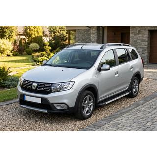 Praguri Laterale RedLine V1 (2 buc, Aluminiu) Renault Logan MCV 2013-2022 foto 1