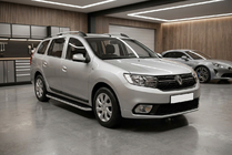 Renault Logan MCV 2013-2022 Praguri Laterale Tayga Grey (2 buc, Aluminiu) foto 1
