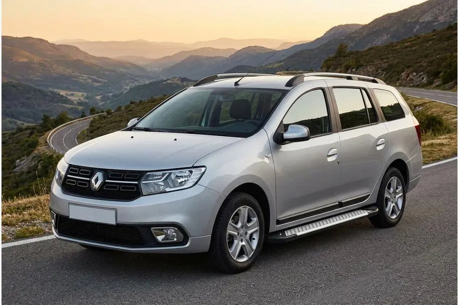 Renault Logan MCV 2013-2022 Praguri laterale Allmond Grey (2 buc, aluminiu) Image