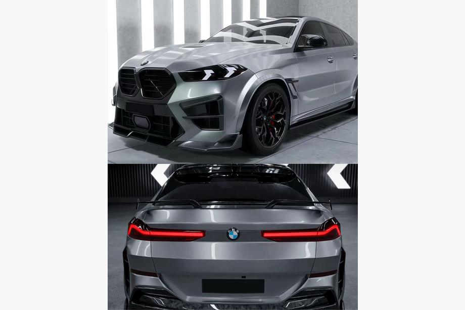 BMW X6 G06 2019–2027 Body kit pentru X6M F96 LU-Design Carbon (2023+) Foto 3