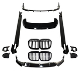 BMW X7 G07 2019- Set body kit Warrior Black (pentru M-Sport 2018-2022) foto 1