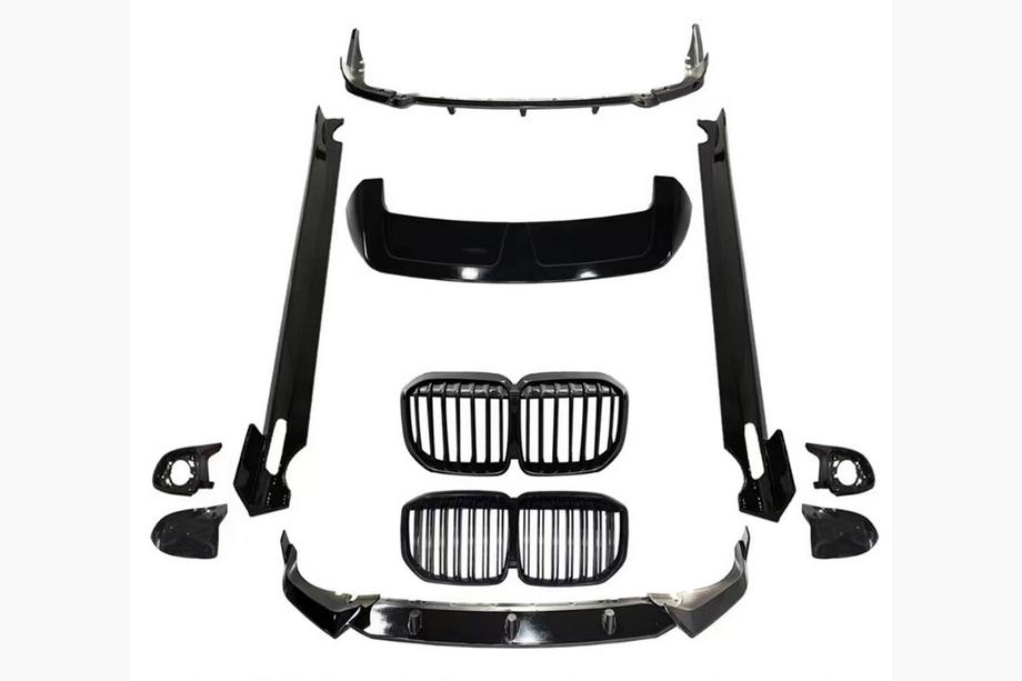 BMW X7 G07 2019- Set body kit Warrior Black (pentru M-Sport 2018-2022) Image