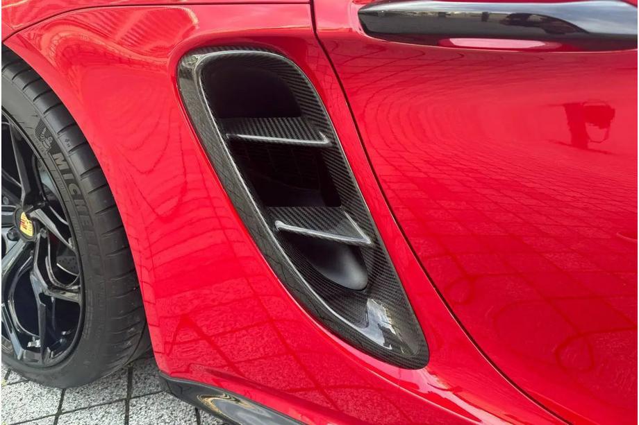 Porsche Boxster/Cayman 982 (718) 2016- Capace aripi spate (pentru GT4, carbon) Foto 2