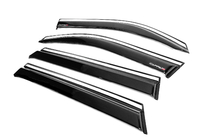 Dacia Duster 2024- Paravanturi geamuri cu bandou cromat EuroCap (set 4 buc.) foto 3