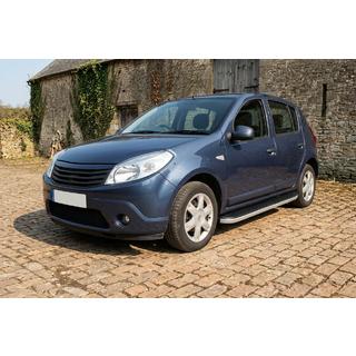 Praguri Laterale Tayga (2 buc, Aluminiu) Dacia Sandero 2007-2013 foto 1
