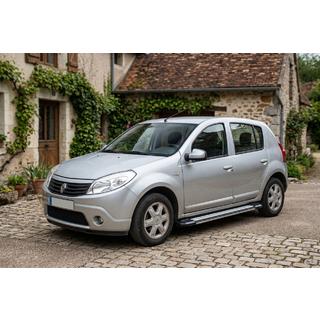 Praguri Laterale Rainbow (2 buc, Aluminiu) Dacia Sandero 2007-2013 foto 1