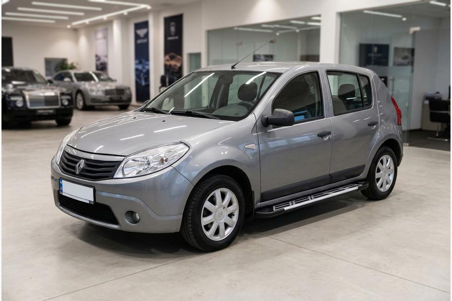Renault Sandero 2007-2013 Praguri Laterale Sunrise (2 buc, Aluminiu) Image