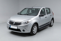 Renault Sandero 2007-2013 Praguri Laterale Bosphorus Black (2 buc, Aluminiu) foto 1