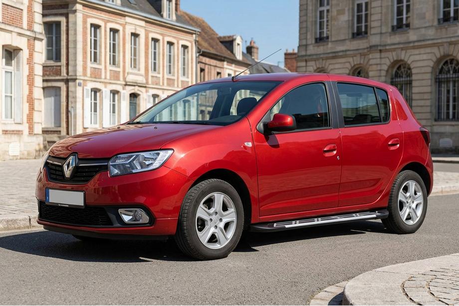 Dacia Sandero 2013-2020 Praguri Laterale Sunrise (2 buc, Aluminiu) Image