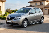 Renault Sandero 2013-2022 Praguri Laterale RedLine V1 (2 buc, Aluminiu) foto 1