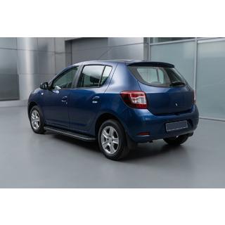 Praguri Laterale Bosphorus Black (2 buc, Aluminiu) Renault Sandero 2013-2022 foto 1