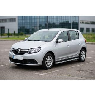 Praguri Laterale Tayga Grey (2 buc, Aluminiu) Renault Sandero 2013-2022 foto 1