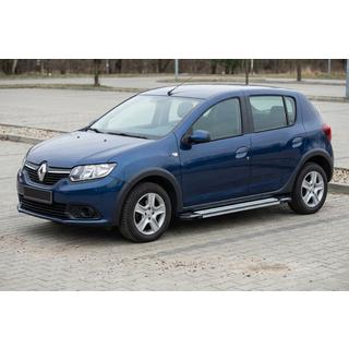 Praguri Laterale Rainbow (2 buc, Aluminiu) Renault Sandero 2013-2022 foto 1