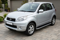 Daihatsu Terios 2006-2017 Praguri Laterale Tayga Grey (2 buc, Aluminiu) foto 1