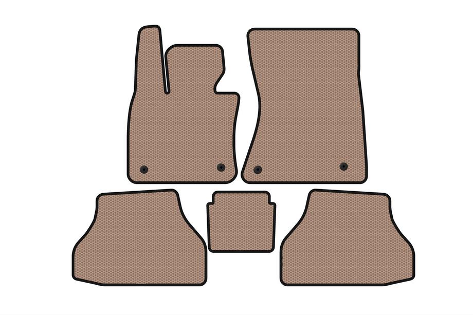 BMW X6 E71 2008–2014 Covorase Cauciuc Carsuit V-2 (Bej) Foto 1