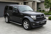 Dodge Nitro 2006-2011 Praguri Laterale Maydos V1 (2 buc, Aluminiu si Otel Inoxidabil) foto 1