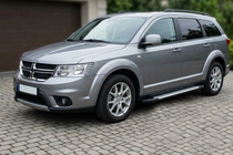 Dodge Journey 2008-2020 Praguri laterale Allmond Grey (2 buc, aluminiu) foto 1