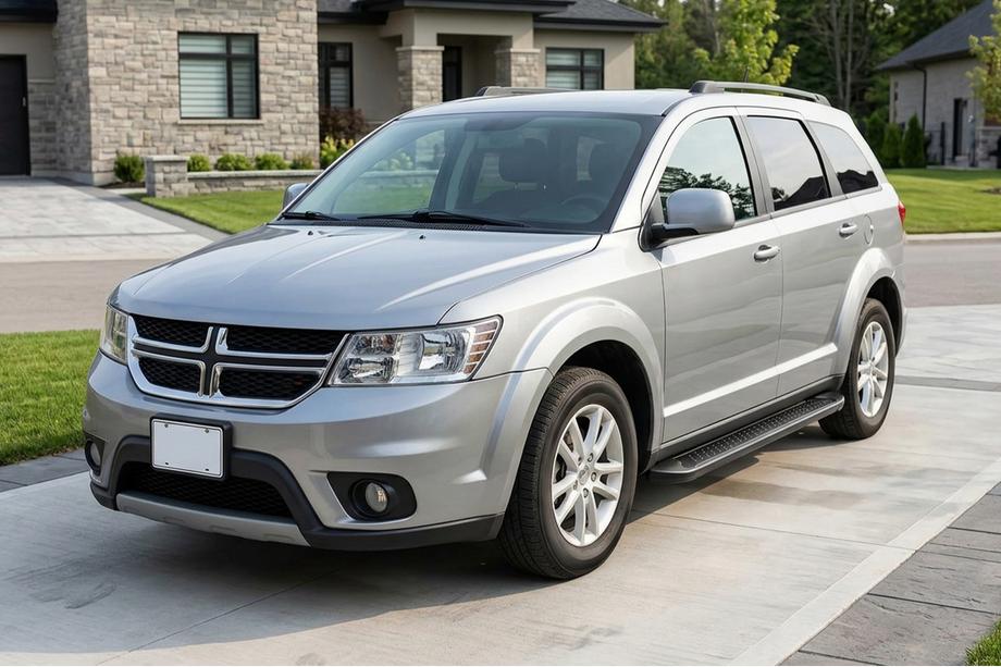 Dodge Journey 2008-2020 Praguri Laterale Allmond Black (2 buc, Aluminiu) Image