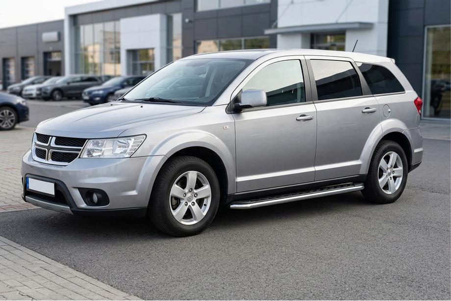 Dodge Journey 2008-2020 Praguri Laterale Maydos V1 (2 buc, Aluminiu si Otel Inoxidabil) Image