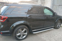 Dodge Journey 2008-2020 Praguri Laterale Fullmond (2 buc, Aluminiu) foto 6