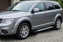 Fiat Freemont 2011-2016 Praguri laterale Allmond Grey (2 buc, aluminiu) foto 1