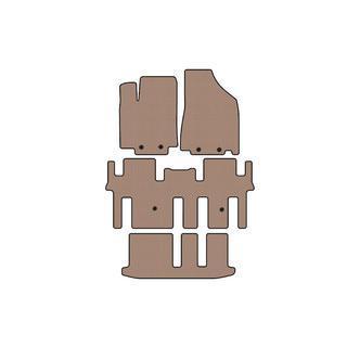 Covorase cauciuc Carsuit (3 randuri, bej) Nissan Pathfinder R52 2012-2021 foto 1