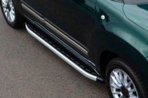 Fiat 500/500L 2013-2022 Praguri Laterale Fullmond (2 buc, Aluminiu) foto 2