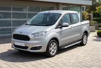Ford Courier 2014-2023 Praguri Laterale RedLine V1 (2 buc, Aluminiu) foto 1