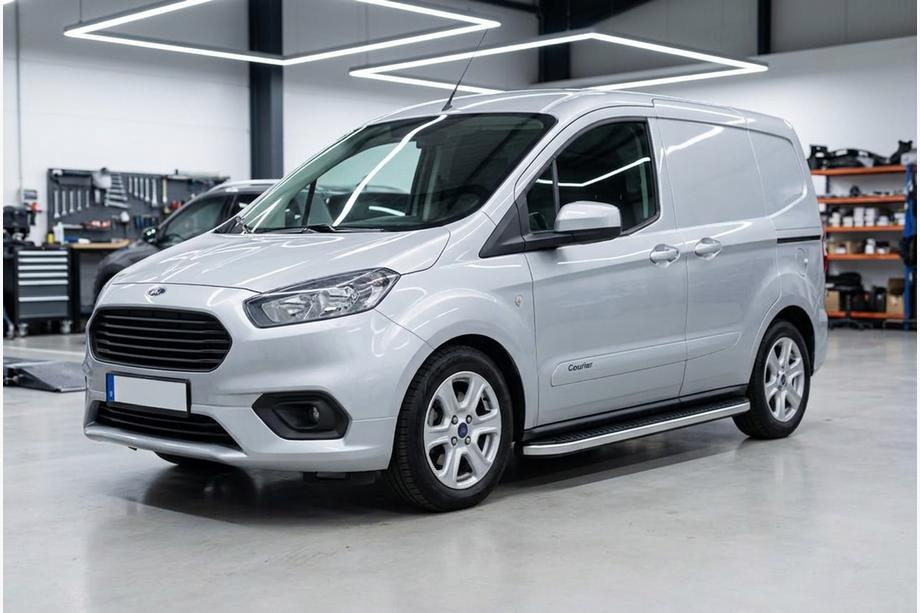 Ford Courier 2014-2023 Praguri Laterale Tayga Grey (2 buc, Aluminiu) Image