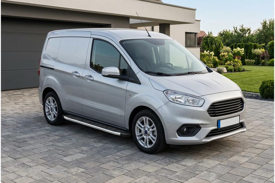 Ford Courier 2014-2023 Praguri laterale Fullmond (2 buc, aluminiu) Image