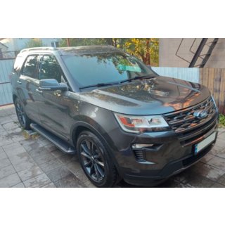 Praguri Laterale Allmond Black (2 buc, Aluminiu)