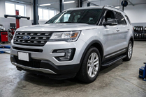 Ford Explorer 2011-2019 Praguri Laterale Bosphorus Black (2 buc, Aluminiu) foto 1