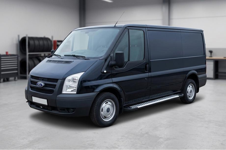 Ford Transit 2000–2014 Praguri Laterale Line (2 buc, Aluminiu) Image