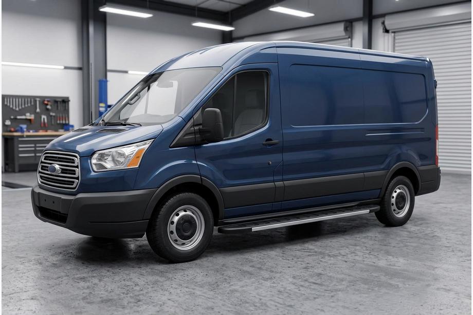 Ford Transit 2000–2014 Praguri Laterale Duru (2 buc, Aluminiu) Image